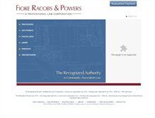 Tablet Screenshot of fiorelaw.com